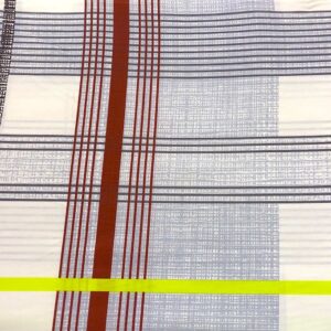 Material textil din bumbac satinat, Dungat