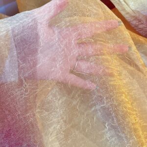 Material textil pentru perdea organza, Piro
