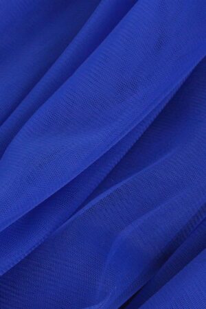 Material textil tulle albastru