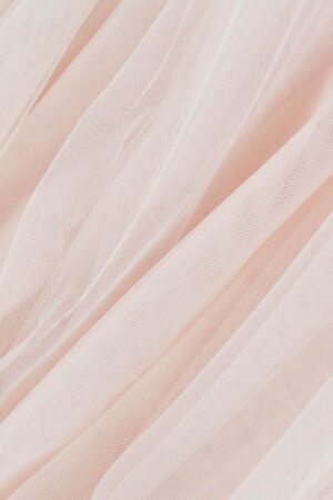 Material textil tulle roz pudră