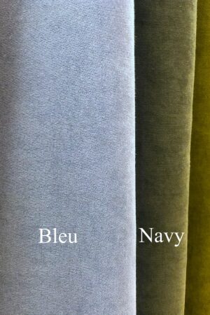 Material pentru draperie soft, Uni bleu