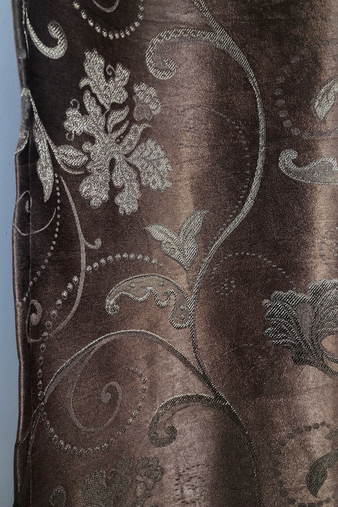 Material textil pentru draperie soft, Kawali maro