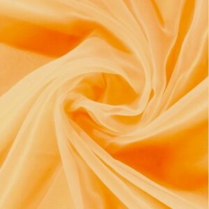 Material textil pentru perdea, voal Cary portocaliu