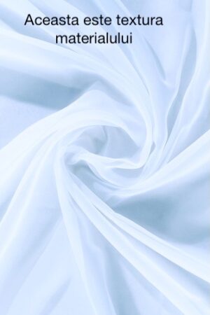 Material textil pentru perdea, voal Cary bleu