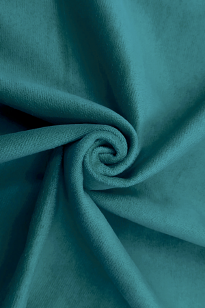 Material pentru draperie soft, Uni turcoaz
