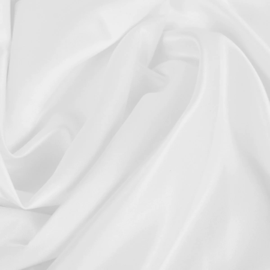 Material textil tafta Duchesse, alb