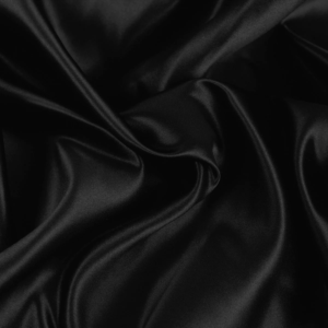 Material textil tafta Duchesse, negru