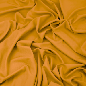 Material textil Triplu voal gros, galben mustar